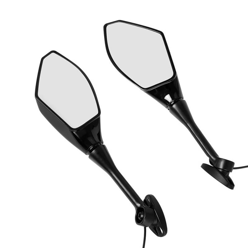 WSNZYT Seitenspiegel Motorrad 2PCS Motorrad Blinker Rearview Außenspiegel Sport Fahrrad Licht Für CBR 600 900 1000 RR CBR300R CBR250R von WSNZYT