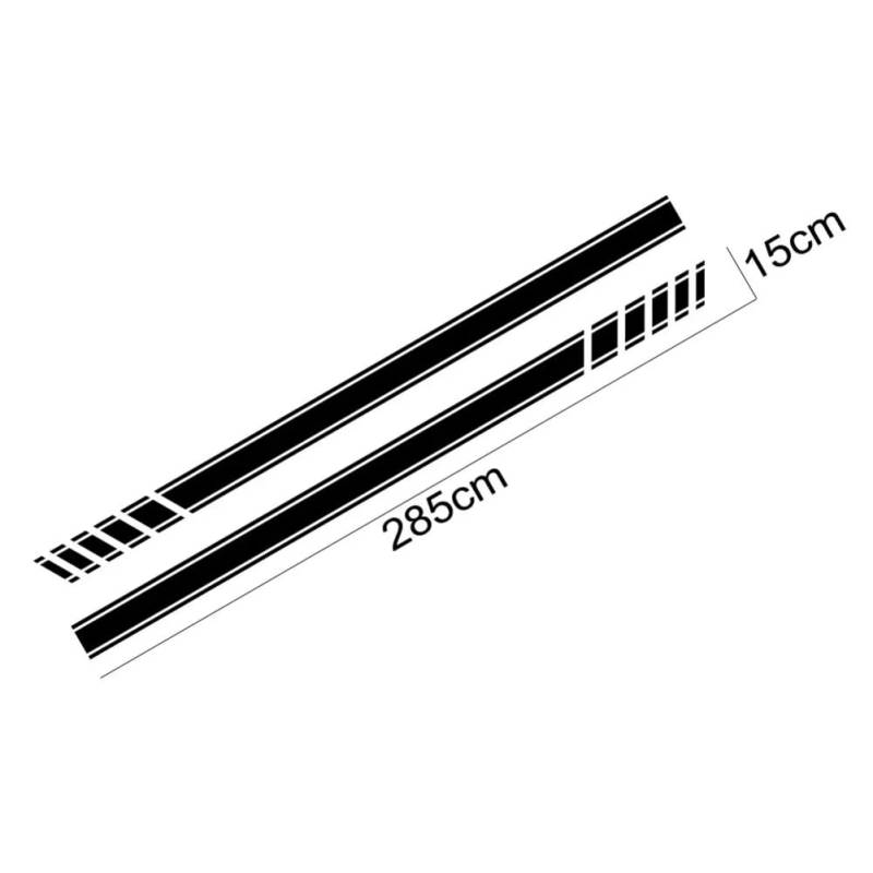 Autoaufkleber, für M=ercedes B=ENZ Sprinter W903 W906 W907 Wohnmobilstreifen Camper Van DIY Grafik Dekor Aufkleber Autozubehör von WSOGYDOTX