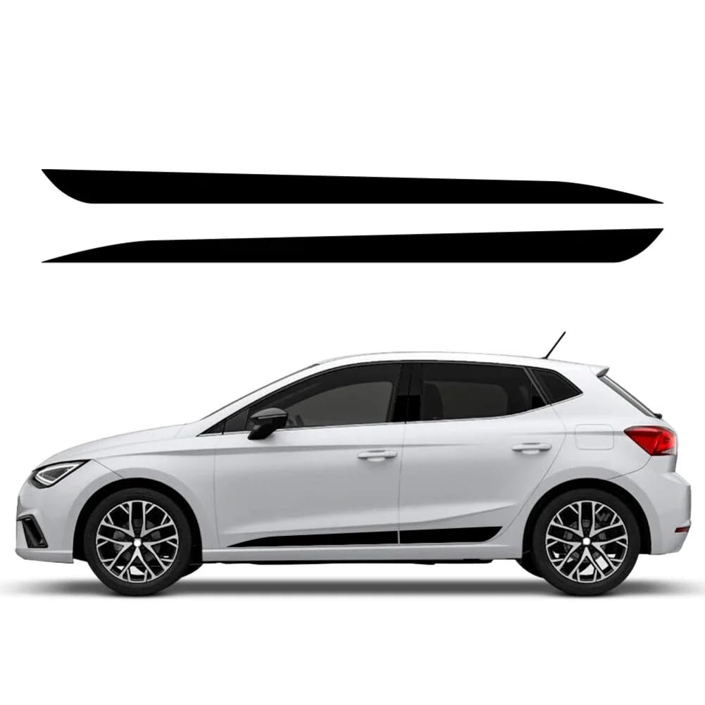 Autotür-Seitenaufkleber, Rockstreifen, Aufkleber, Vinyl, Renngrafiken, Dekorzubehör, für Seat Ibiza FR MK4 6J 6P MK5 6L 6F KJ1 6K von WSOGYDOTX