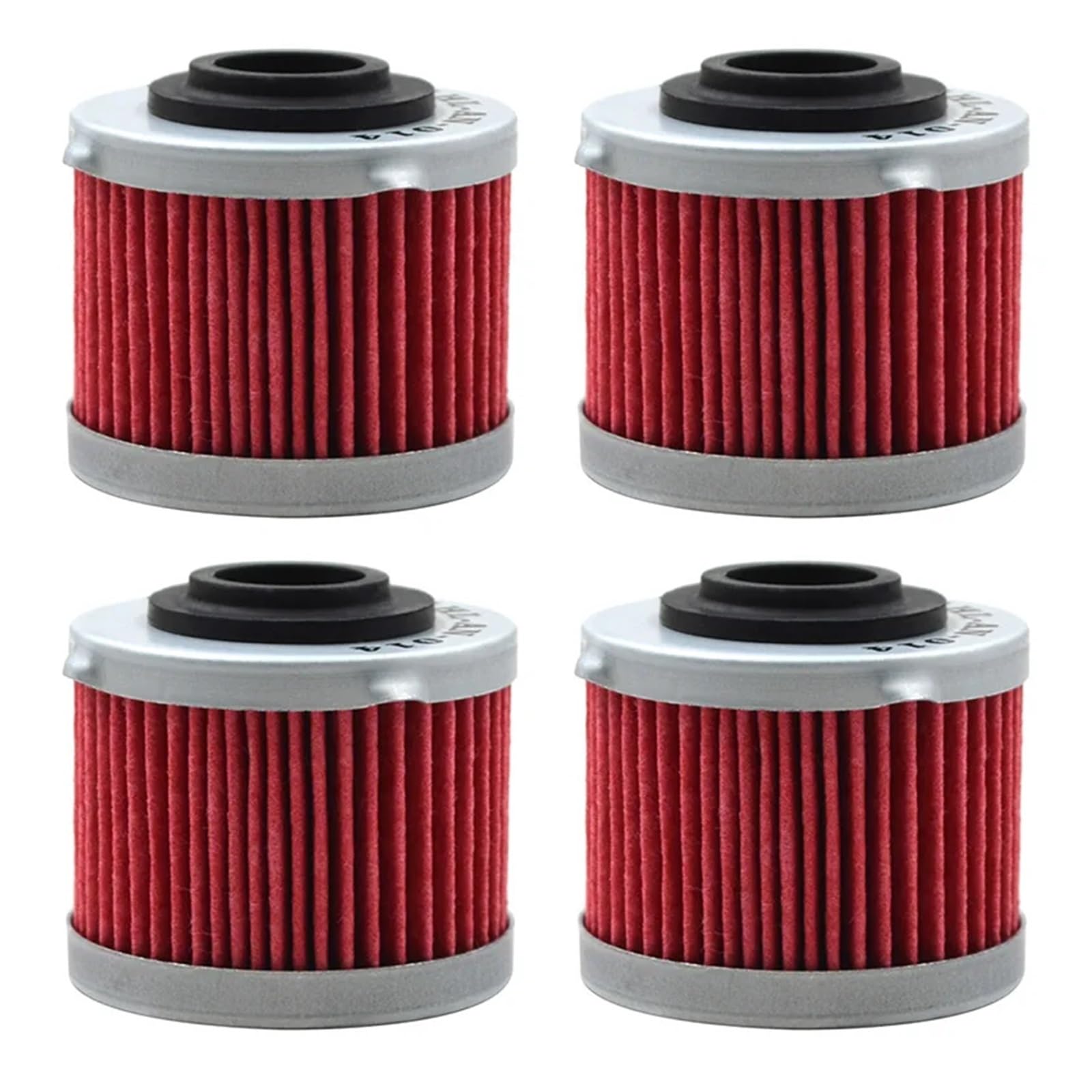 Hochleistungs-Powersports-Patronenölfilter for 125200 Motorrad-Ölfilter(4PCS) von WSTEWOO