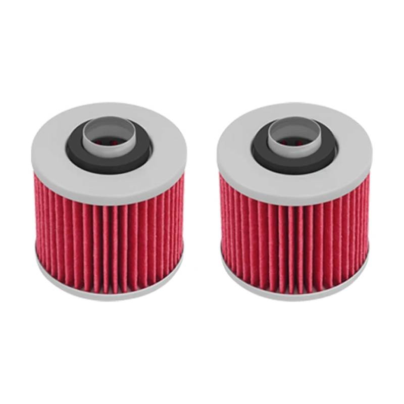 Motorrad Öl Filter for XT250 XT400 XT500 XT550 XT600 XT660R XT660X XT600E XT600Z Tenere XTZ660 XTZ750(2 Pcs) von WSTEWOO