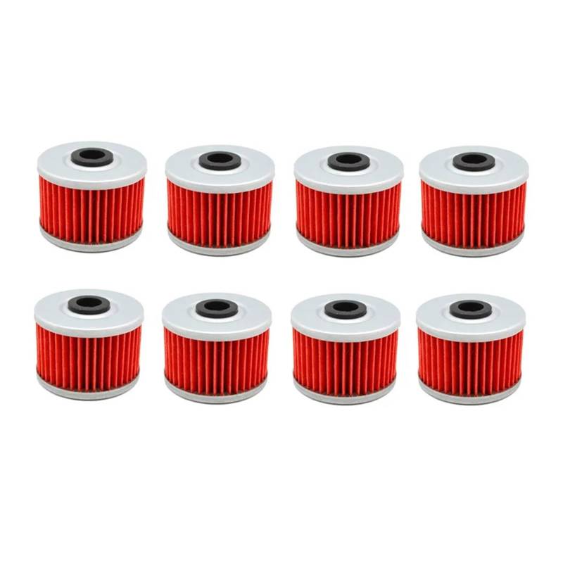 Ölfilter for KFX450R KLX250 KLX300 KLX450R KLX450F for CBR250 CRF250 TRX250 TRX300 for DR-Z110 K3 K4(8pcs-red) von WSTEWOO