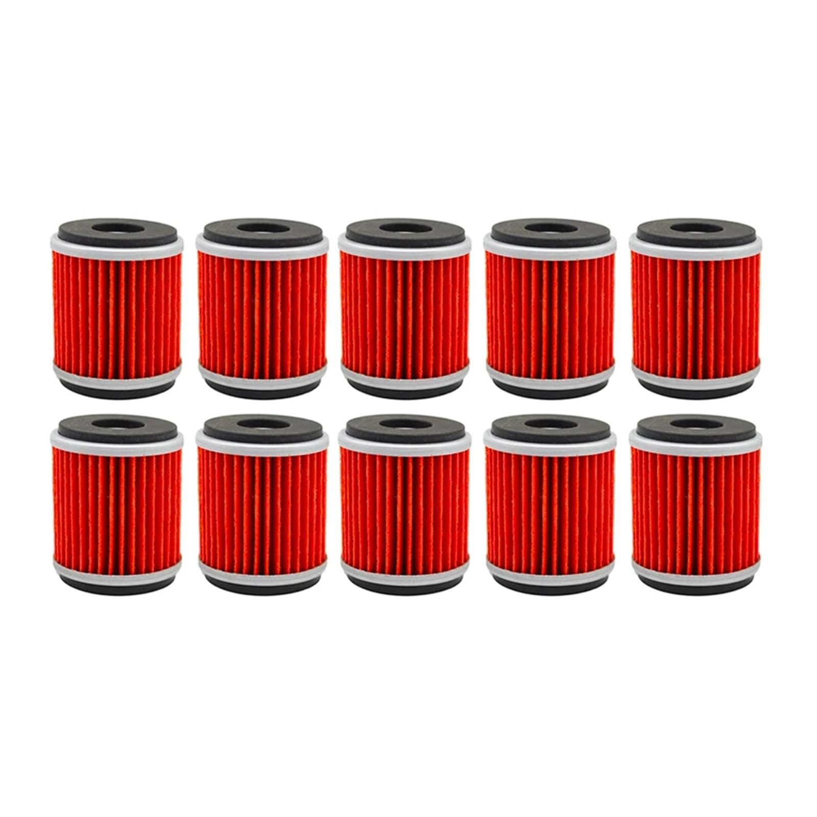 Ölfilter for MT125 YZF R125 VP125 YP125 Xmax 125 XG250 XT250 YBR250 CZD300 T110 Crypton YZ250F YZ450F YFZ 450(10pcs-red) von WSTEWOO