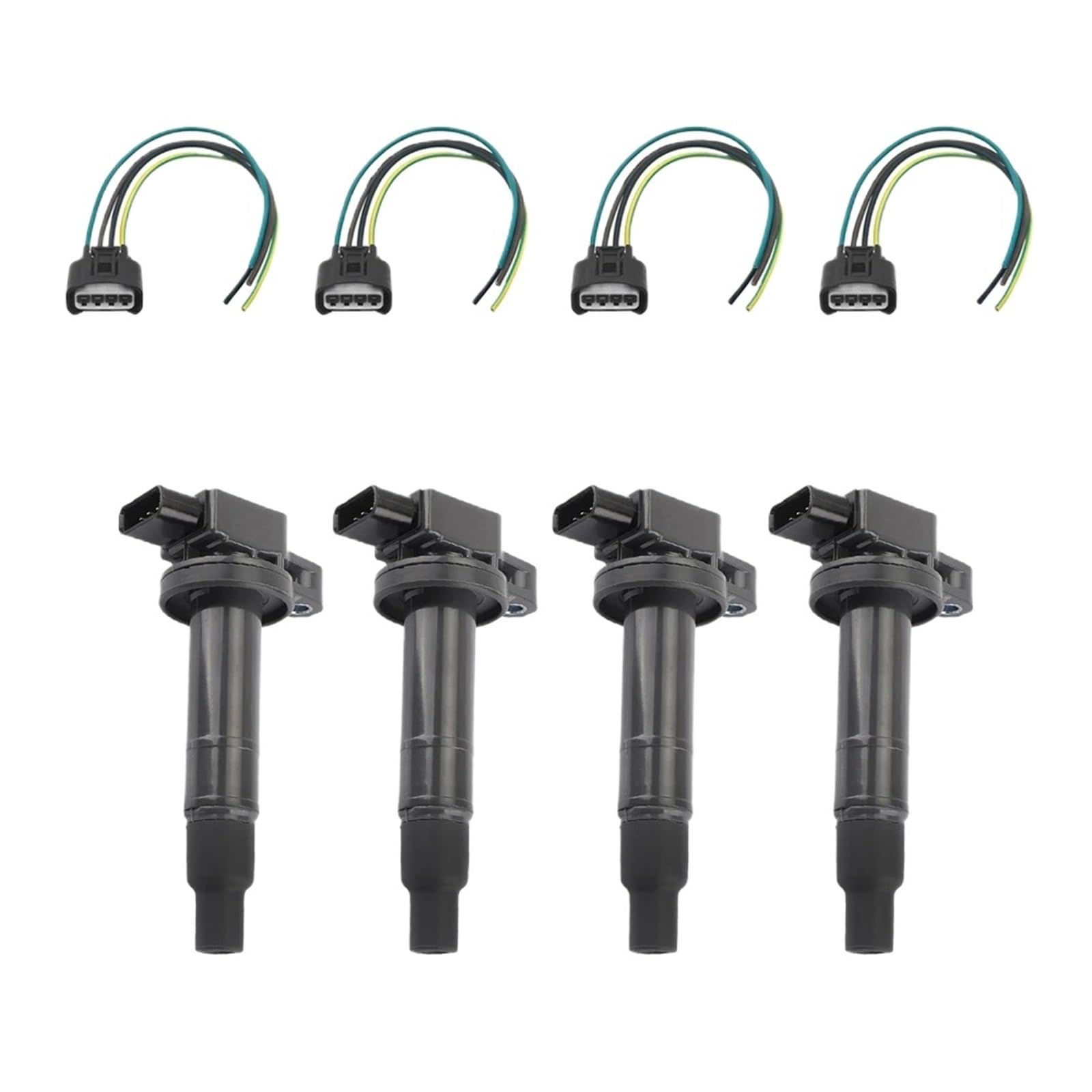 4 Stücke Zündspule Stecker Für Toyota Für Yaris Für Prius XA XB Für Echo 1,5 L 2000-2010 90080-19021 90919-02240 UF316 UF-316 90919 02240 5C1293 Zündspule Zündungen Zündeinheit(Coil and Plug) von WSUMKH