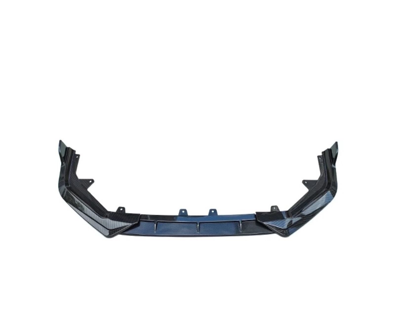 Auto-Frontspoiler 3PCS Für Civic 2022 2023 2024 11th Für Gen Auto Zubehör Frontschürze Lip Spoiler Seite Splitter Deflektor Wachen Körper Kit Abdeckung Front Spoiler Lippe(Kohlefaser) von WSUMKH