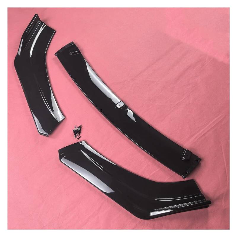 Auto-Frontspoiler 3PCS Für Sitz Für Leon MK3 S/SS/CS/T Für Cupra 2017 2008 2009-2020 Facelift Glanz Schwarz Frontschürze Lip Spoiler Splitter Diffusor Nachrüstung Front Spoiler Lippe von WSUMKH