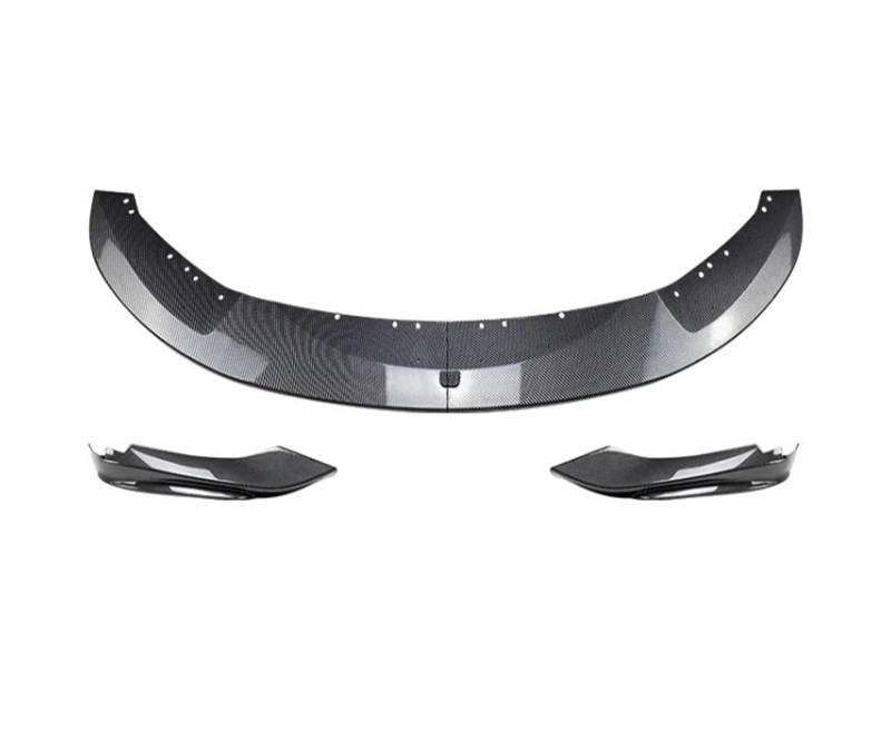 Auto-Frontspoiler 4-teilige Frontstoßstangenlippe Aus ABS-glänzendem Schwarz Oder Kohlefaser-Look, Spoiler Für 4er-Serie F32 F33 F36 420i 430i 420d M440i 2014–2020 Front Spoiler Lippe(Glossy Black) von WSUMKH