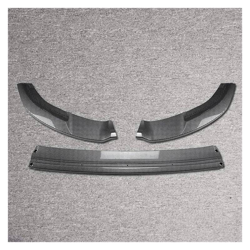 Auto-Frontspoiler Frontschürze Lip Spoiler Splitter Schutz Abdeckung Für VW Für Golf 7 MK 7,5 Für GTI R Für 2012-2014 2015 2016 2017 2018 2019 Auto Body Kits Front Spoiler Lippe(Carbon Look) von WSUMKH