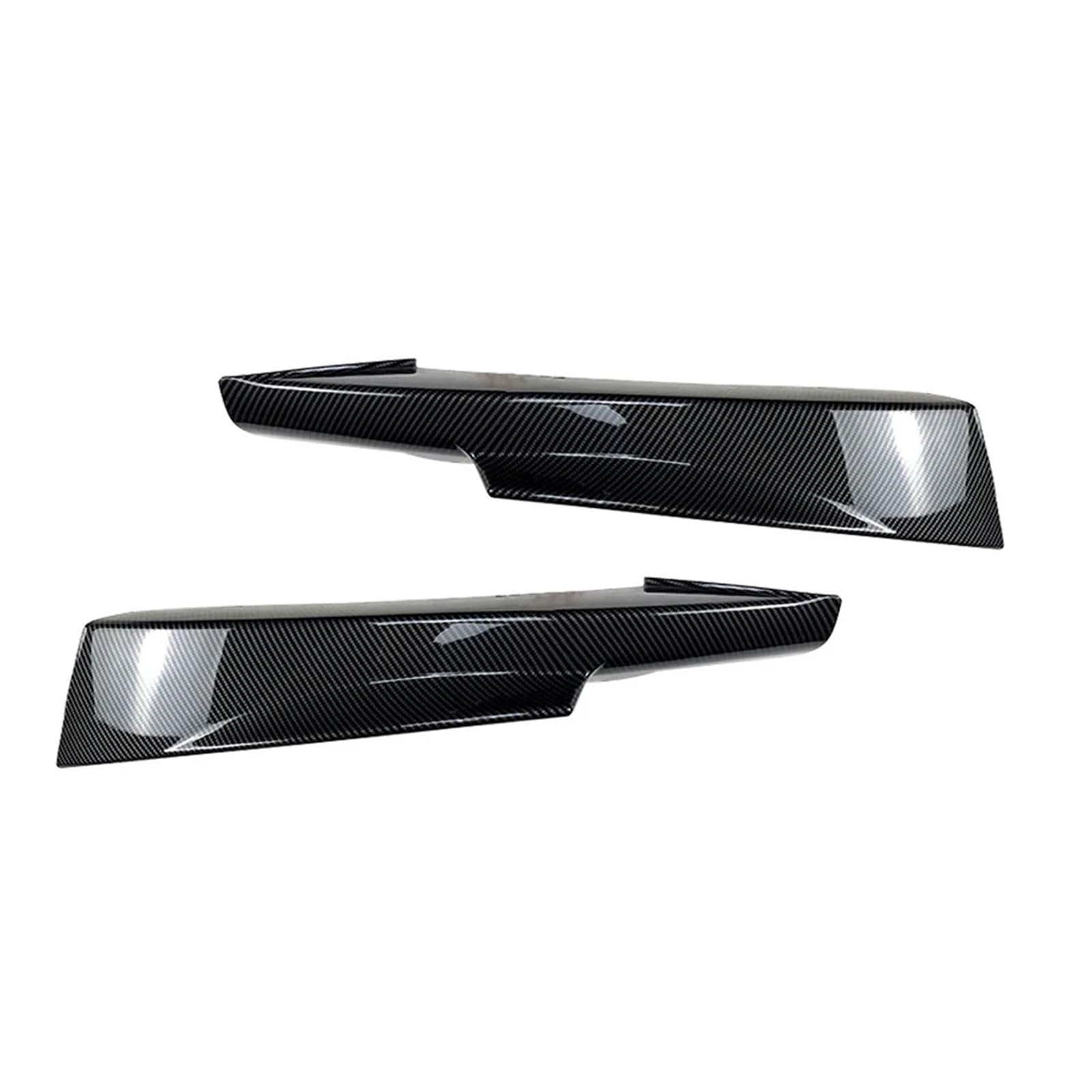 Auto-Frontspoiler Für 3 Serie E90 2009 2010 2011 2012 Für LCI Für Technik Auto Frontschürze Lip Splitter Flap Körper Kit Körper Kit Ecke Außen Sport Front Spoiler Lippe(Kohlefaser) von WSUMKH