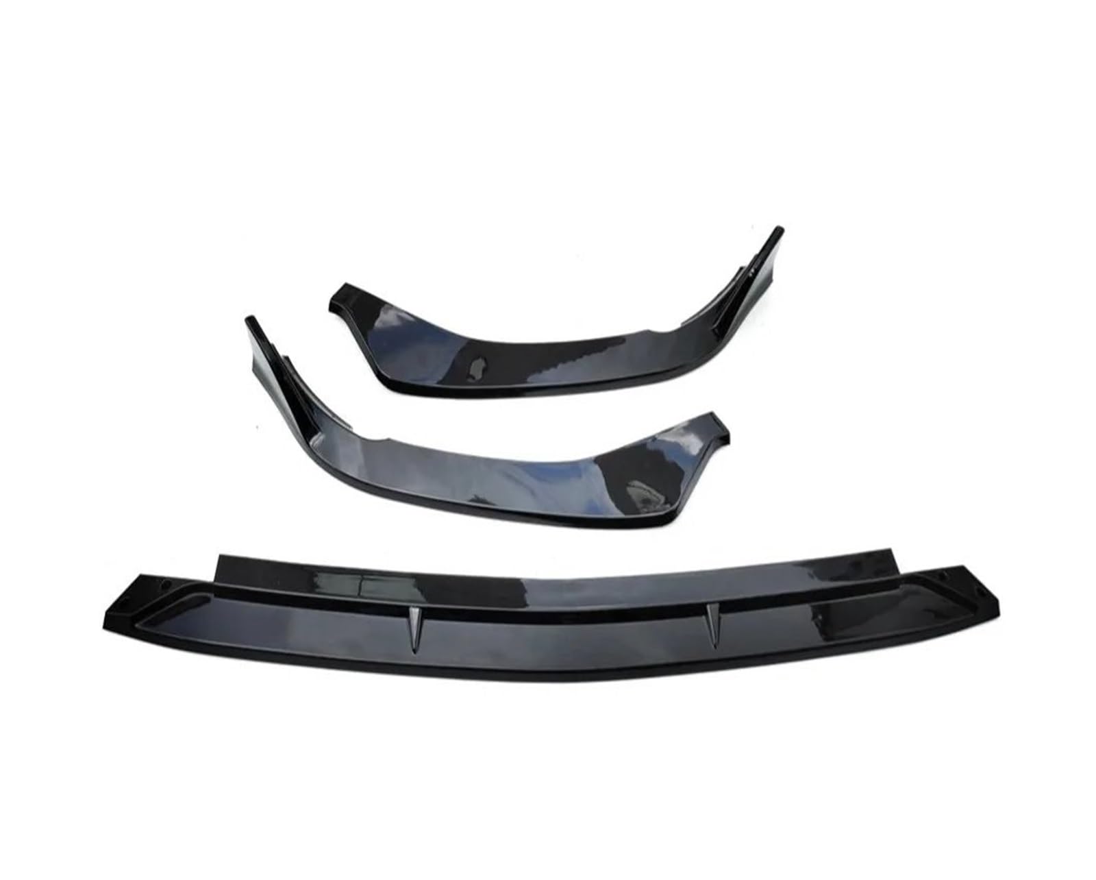 Auto-Frontspoiler Für Benz C Klasse W206 2022 2023 2024 C200 C220 C260 C300 Front Protector Lip Tuning Zubehör Splitter Körper Kit Front Spoiler Lippe(Glossy Black) von WSUMKH