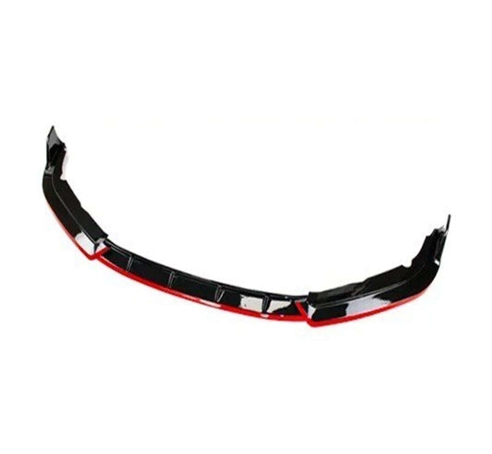 Auto-Frontspoiler Für Civic Für Limousine 2019 2020 2021 Front Stoßstange Splitter Lip Diffusor Spoiler Carbon Oberfläche Rock Körper Kit Front Spoiler Lippe(Gloss Black red line) von WSUMKH