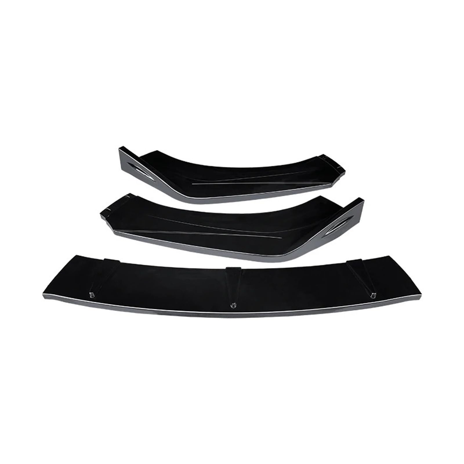 Auto-Frontspoiler Für Corolla 2014 15 16 17 18 19 20 2021 2022 Auto Vorderen Stoßfänger Lippe Kinn Tuning Zubehör Splitter Körper Kit Spoiler Deflektor Carbon Faser Front Spoiler Lippe(Gloss Black 14- von WSUMKH