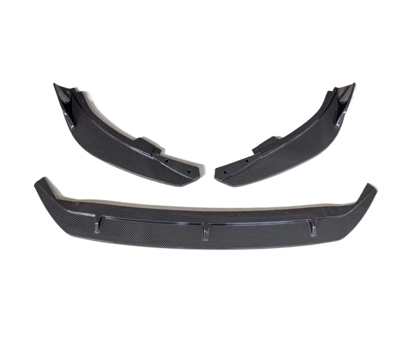 Auto-Frontspoiler Für Ford Für Focus 4th Für Gen Mk4 Für ST-Linie 2018 2019 2020 2021 ABS Auto Front Stoßstange Splitter Lip Diffusor Spoiler Schutz Körper Kits Front Spoiler Lippe(Kohlefaser-Optik) von WSUMKH