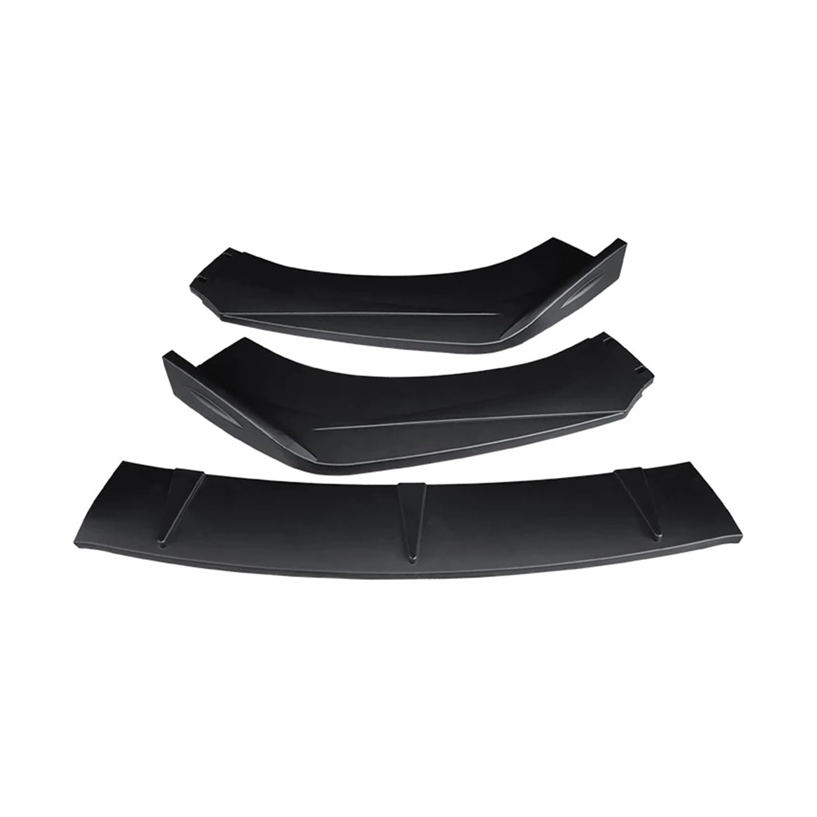 Auto-Frontspoiler Für Peugeot 508 2019 2020 2021 2022 Frontschürze Spoiler Schutz Platte Lip Typ Für DGS Körper Kit Splitter Carbon Oberfläche Kinn Schaufel Front Spoiler Lippe(Matt-schwarz) von WSUMKH