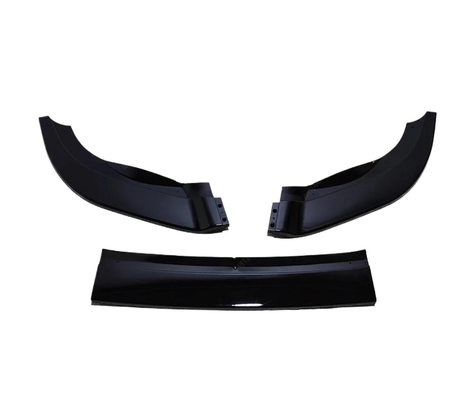 Auto-Frontspoiler Für VW Für Golf 6 MK6 R R20 2008-2013 Auto Vordere Stoßstange Lip Spoiler Splitter Diffusor Deflektor & Hinten Stoßstange Diffusor Canard Tuning Front Spoiler Lippe(Front Lip Black) von WSUMKH