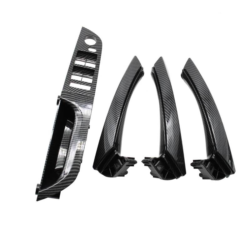 Auto Innendekoration Interieur Dekor Für 3 Serie E90 E91 316 318 320 325 328 2004-2012 LHD Links Fahrer Carbon Fiber Innen Tür Pull Griff Armlehne Panel Vollen Satz(37.5 Low-end Set) von WSUMKH