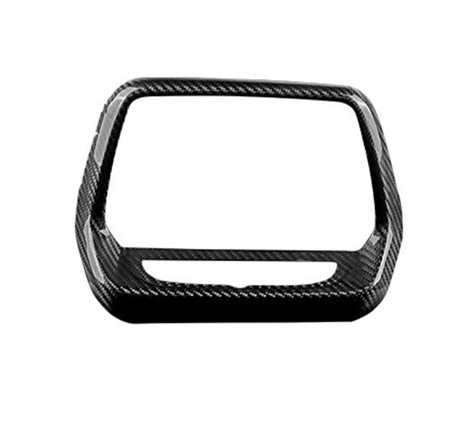 Auto Innendekoration Interieur Dekor Für Chevrolet Für Camaro 2016 2017 2018 2019 2020 2021 2022 Auto Navigation Bildschirm Taste Zubehör Echt Harte Carbon Faser Aufkleber(Frame A) von WSUMKH