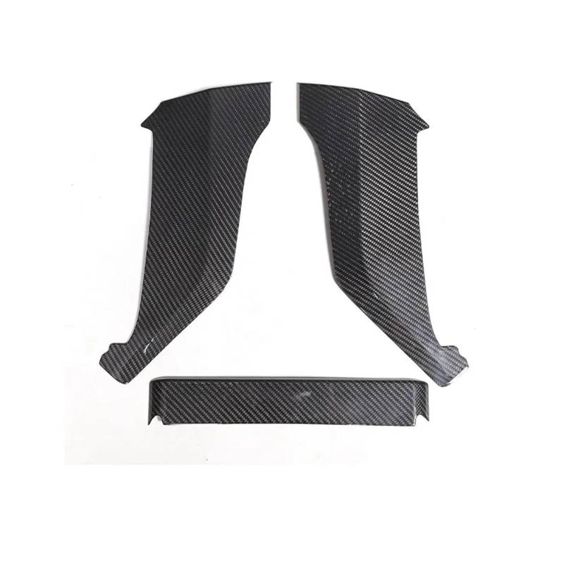 Auto Innendekoration Interieur Dekor Für Land Für Rover Für Defender 90 110 2020 2021 2022 2023 2024 ABS Matte Schwarz Auto Mittelkonsole Knie Seite Panel Abdeckung Dekorative Aufkleber(Real Carbon Fi von WSUMKH