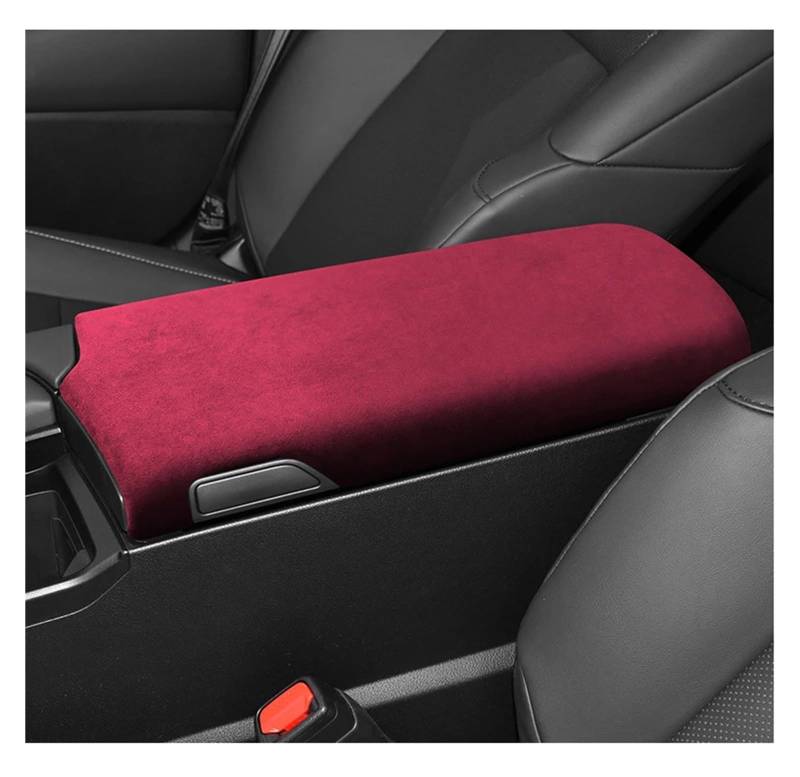 Auto Innendekoration Interieur Dekor Für Lexus ES200 ES250 ES350 ES300h 2018 2019 2020 2021 2022 Armlehne Box Deckel Abdeckung Panel Mantel Shell Innenräume Teile(WineRed) von WSUMKH