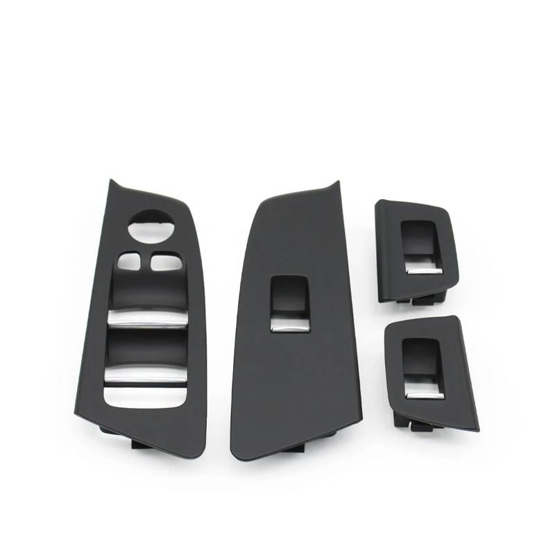 Auto Innendekoration Interieur Dekor LHD Für 5 Series G30 G31 F90 2017-2020 525i 530i 540i Auto Innen Vorne Hinten Tür Fensterheber Schalter Taste Panel Trim Abdeckung Ersetzen(Black 4pcs Set) von WSUMKH