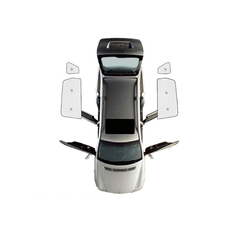 Autofenster Für Chery Für Tiggo 7 Plus Pro DR 6,0 2020 2021 2022 2023 Auto Sonnenblende Sonnenschirme Anti-Uv Fenster Vorhänge Aufkleber Sonnenblende(Rear Windows 4pcs) von WSUMKH