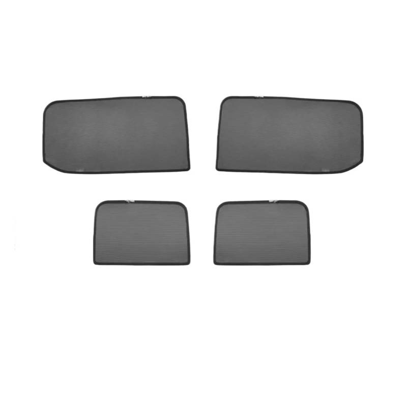 Autofenster Für GWM Für Wey Für Tank 300 2021 2022 2023 2024 Magnetische Autofenster Sonnenschutz Passagier Baby Privatsphäre Fenster Vorhänge Sonnenblende(4PCS Rear Triangle) von WSUMKH