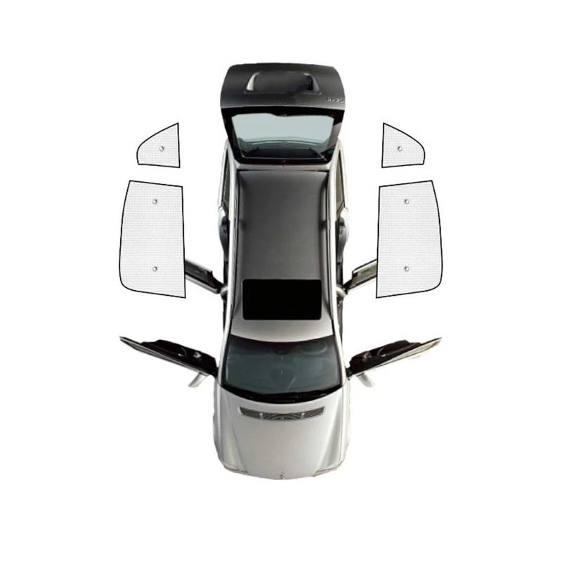 Autofenster Für Hyundai Für Tucson L MK4 NX4 2021 2022 2023 Auto Sonnenschirm Im Freien Sonnenschutz Sonnenschirm Fenster Vorhänge Visier Sonnenblende(Rear Windows 4pcs) von WSUMKH