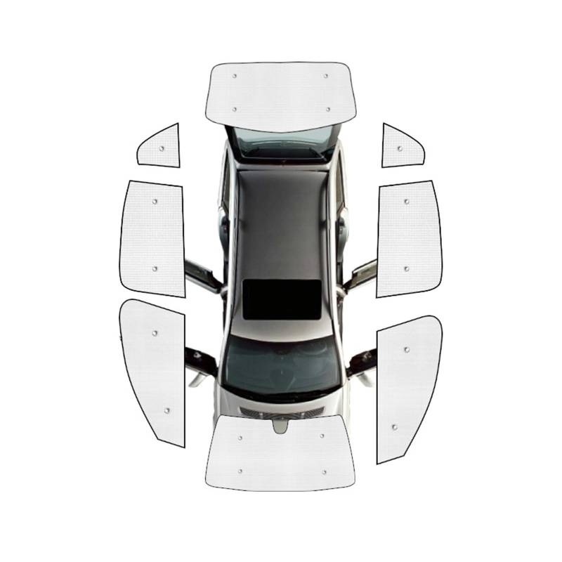 Autofenster Für Jeep Für Grand Für Cherokee Für WK2 2011~2021Anti-UV Auto Voller Sonnenblende Auto Fenster Visier Abdeckung Sonnenschutz Abdeckungen Sonnenblende(All Sunshades) von WSUMKH