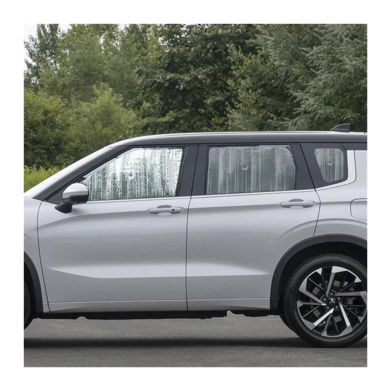 Autofenster Für Mitsubishi Für Outlander 2016-2022 2023 2024 2025 Auto Sonnenschutz UV-Schutz Abdeckung Fenster Vorhang Sonnenschutz Visier Windschutzscheibe Sonnenblende(4pcs Car Door 22-25) von WSUMKH