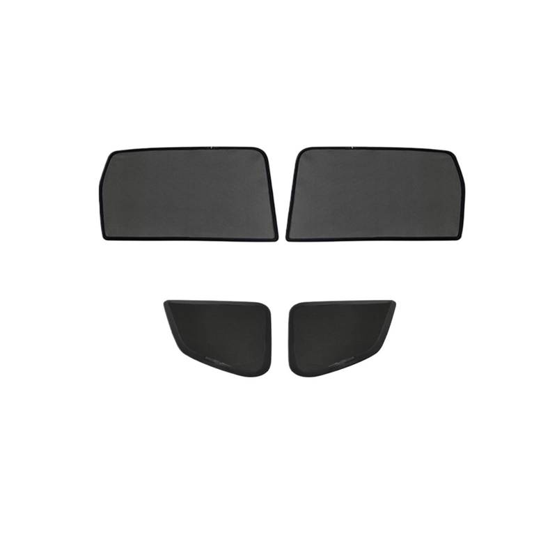 Autofenster Für Toyota Für RAV4 2013 2014 2015 2016 2017 2018 Magnetische Auto Windows Sommer Sonnenschirme Passagier Baby Seite Fenster Vorhänge Sonnenblende(4PCS Rear Triangle) von WSUMKH