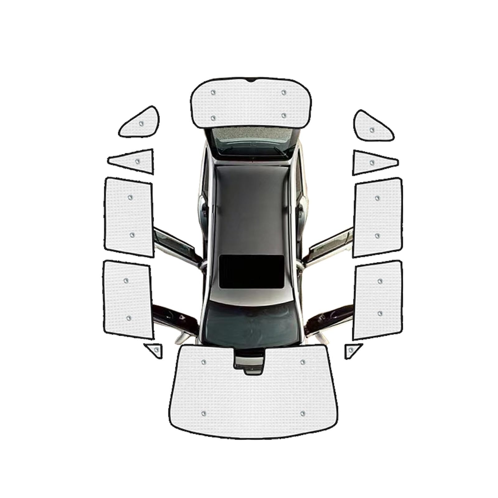 Autofenster Für Toyota Für XA50 Für RAV4 2019 2020 2021 2022 2023 Auto Abdeckung Windschutzscheibe Visier Seite Fenster Sonnenschutz Anti-uv Sonnenschirm Sonnenblende(All Sunshades) von WSUMKH