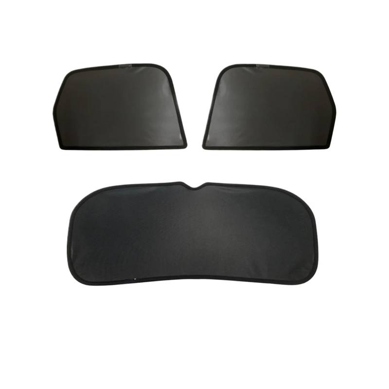 Autofenster Für Volvo Für XC60 2018 2019 2020 2021 2022 2023 2024 Magnetische Autofenster Sonnenschutz Beifahrerseite Fenster Vorhänge Sonnenblende(3PCS Rear Back) von WSUMKH