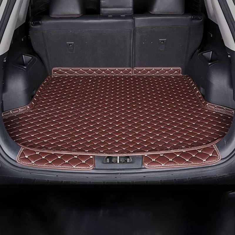 Auto Kofferraum Schutzmatte, für Land-Rover Range Rover Sport 2018-2021 Auto Leder Kofferraummatten rutschfest Wasserdicht Kratzfest Kofferraum Schutzmatte,B von WSXCDE