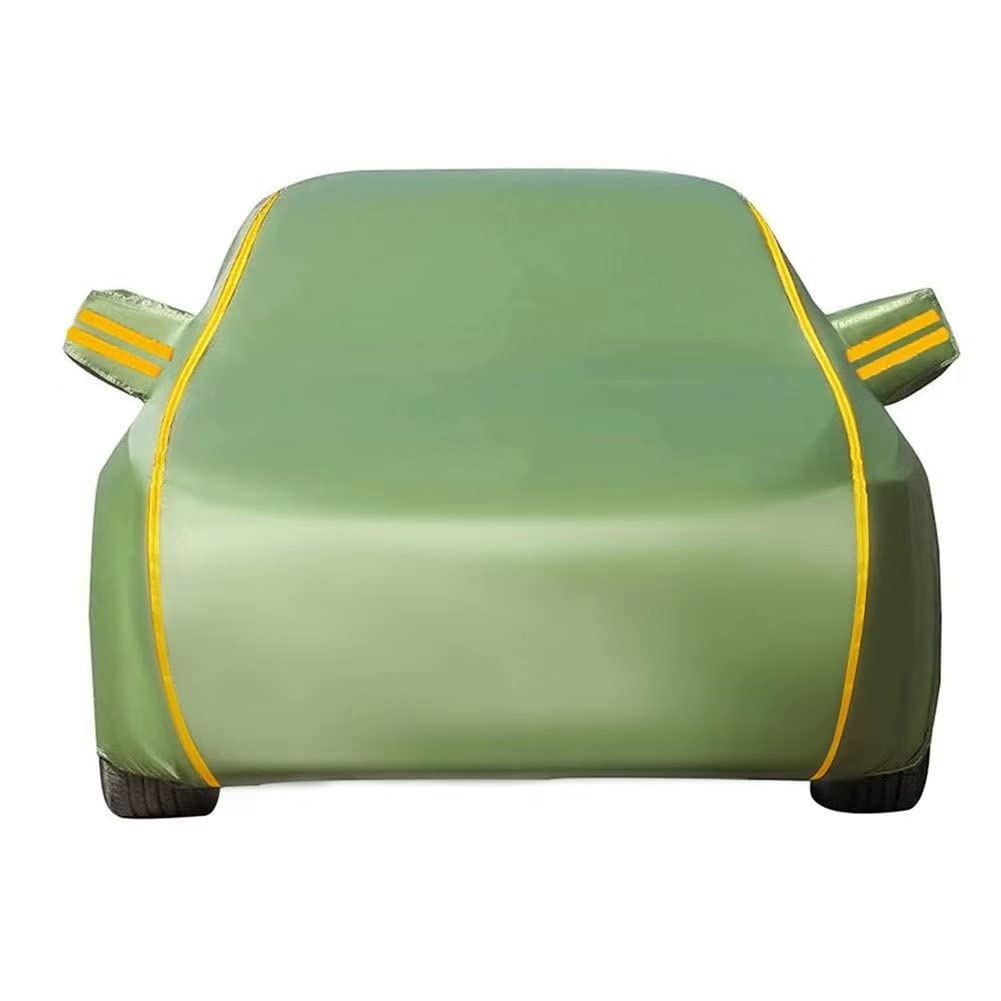 Autoabdeckung Für Mitsubishi L200 | Wasserdicht Oxford-Stoff Autoabdeckung Draussen Drinnen Universelle Autoabdeckungen WSYFCB (Color : Green, Size : with Cotton) von WSYFCB