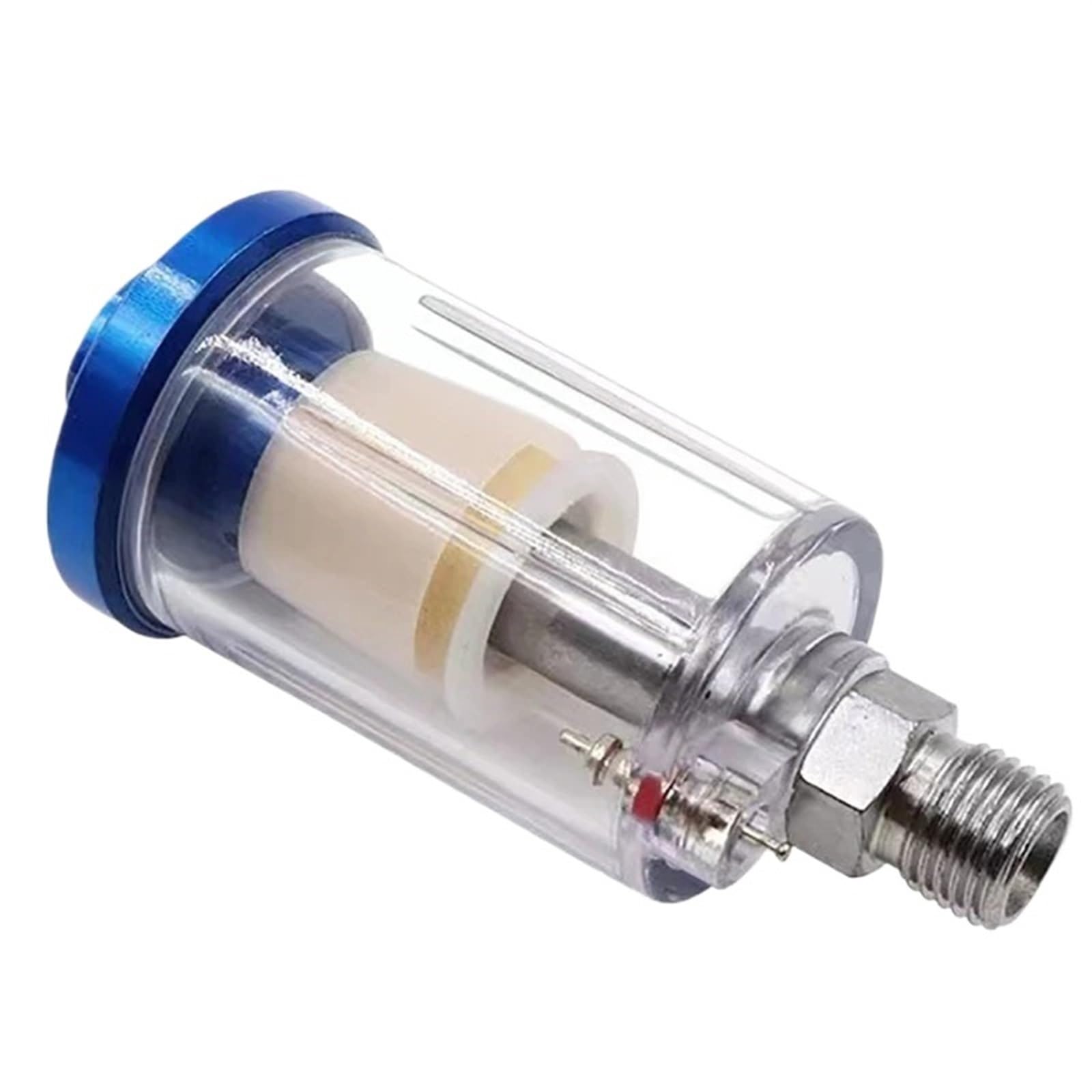 1 STÜCKE Öl-Wasser-Trennfilter Pneumatisches Werkzeug 1/4 "Standardgewinde Transparenter Luftkompressor-Feuchtigkeitsfalle-Luftfilter von WTCBQC