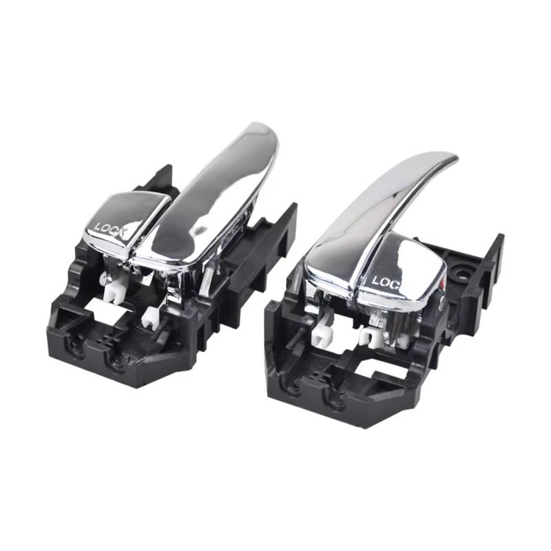 WTIXCRQ Auto Innengriff Kompatibel Mit Hyundai Für Elantra 2001 2002 2003 2004 2005 2006 82610-2D000 Auto-Ersatztürgriff Innen Innentürgriff(Chrome A Pair) von WTIXCRQ