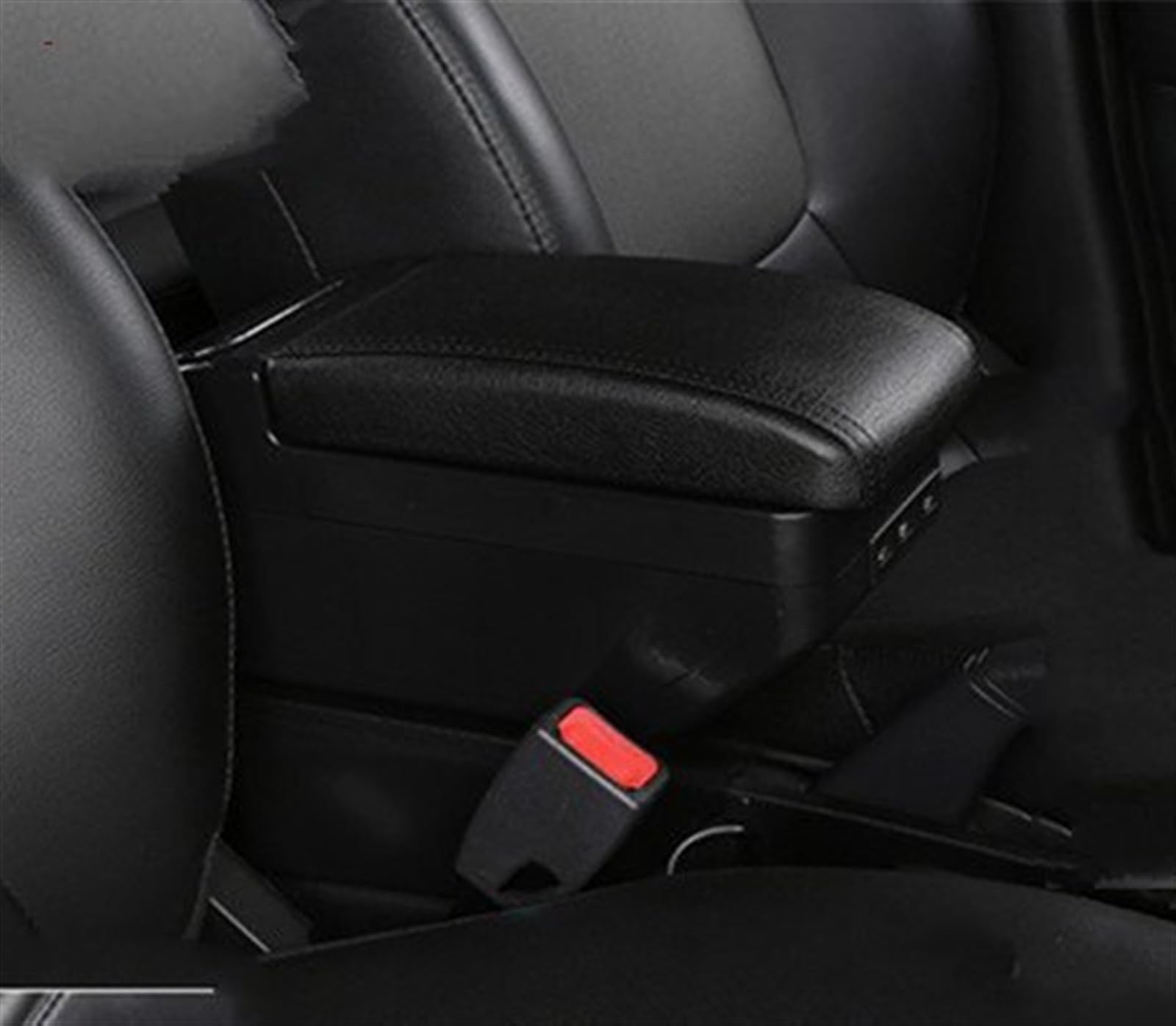 WTIXCRQ Kompatibel Mit Chevrolet Für Onix Für Cavalier Armlehnenbox Auto Mittelarmlehne Aufbewahrungsbox Getränkehalter Aschenbecher 9USB Innenraum Auto-Styling Armlehnen Auto(Black line) von WTIXCRQ