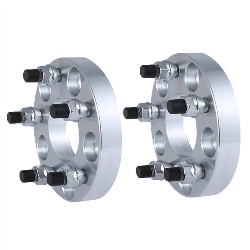 WTIXCRQ Kompatibel Mit Mazda 2 Stück Auto 5 Lug Verbreiterter Flansch Spacer Spurverbreiterungsadapter Spurverbreiterungen Auto-Styling PCD: 5x114,3 CB:67,1 Mm 15 Mm Spurverbreiterungen von WTIXCRQ