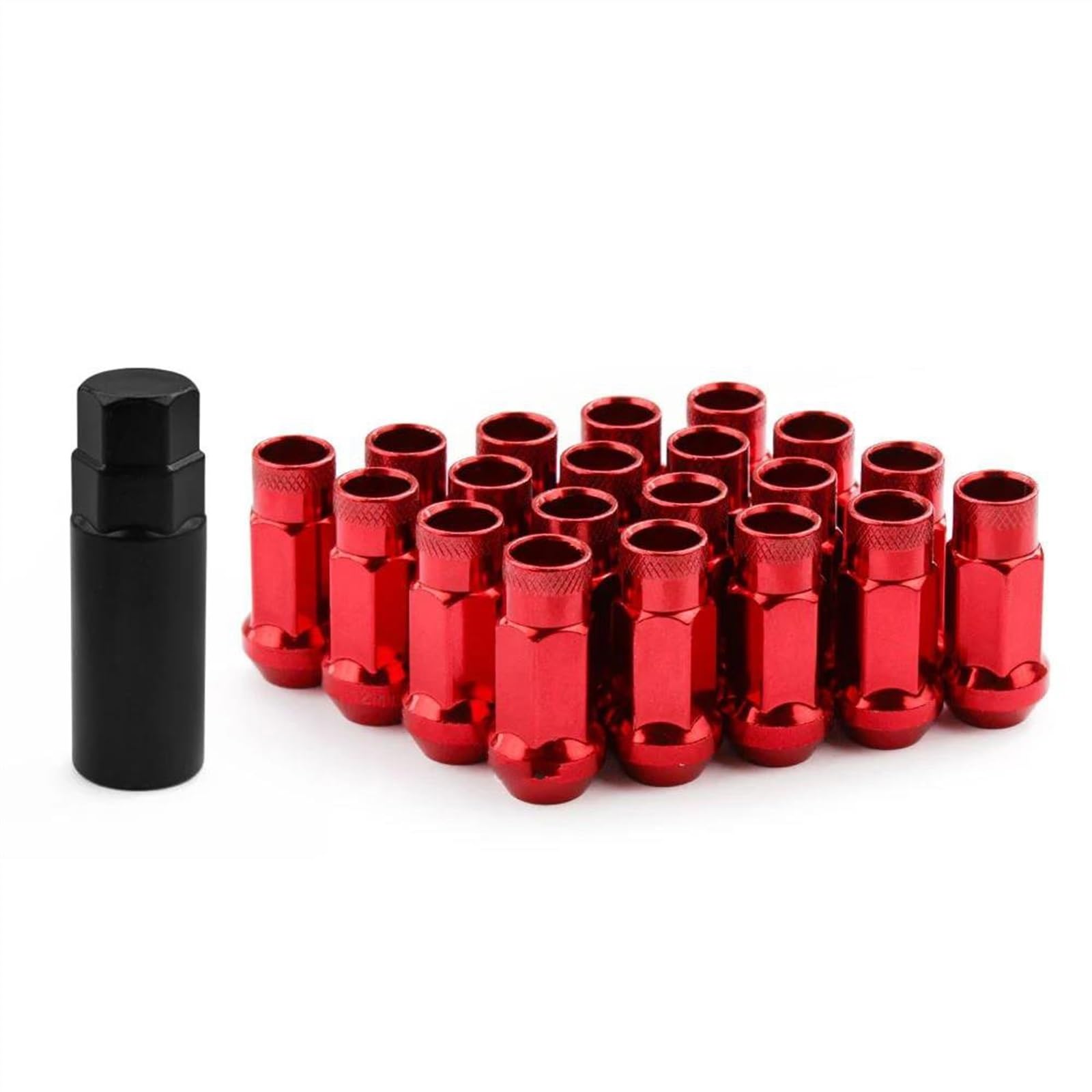 WTIXCRQ Radbolzen Radschraube 20 Stück Universal-Racing-Radmuttern, Stahl, Verdeckte Räder, Sicherungsmuttern M12 X 1,25, M12 X 1,5 Radmuttern, Verlängerte Radschrauben Aus Stahl(3,M12x1.5) von WTIXCRQ