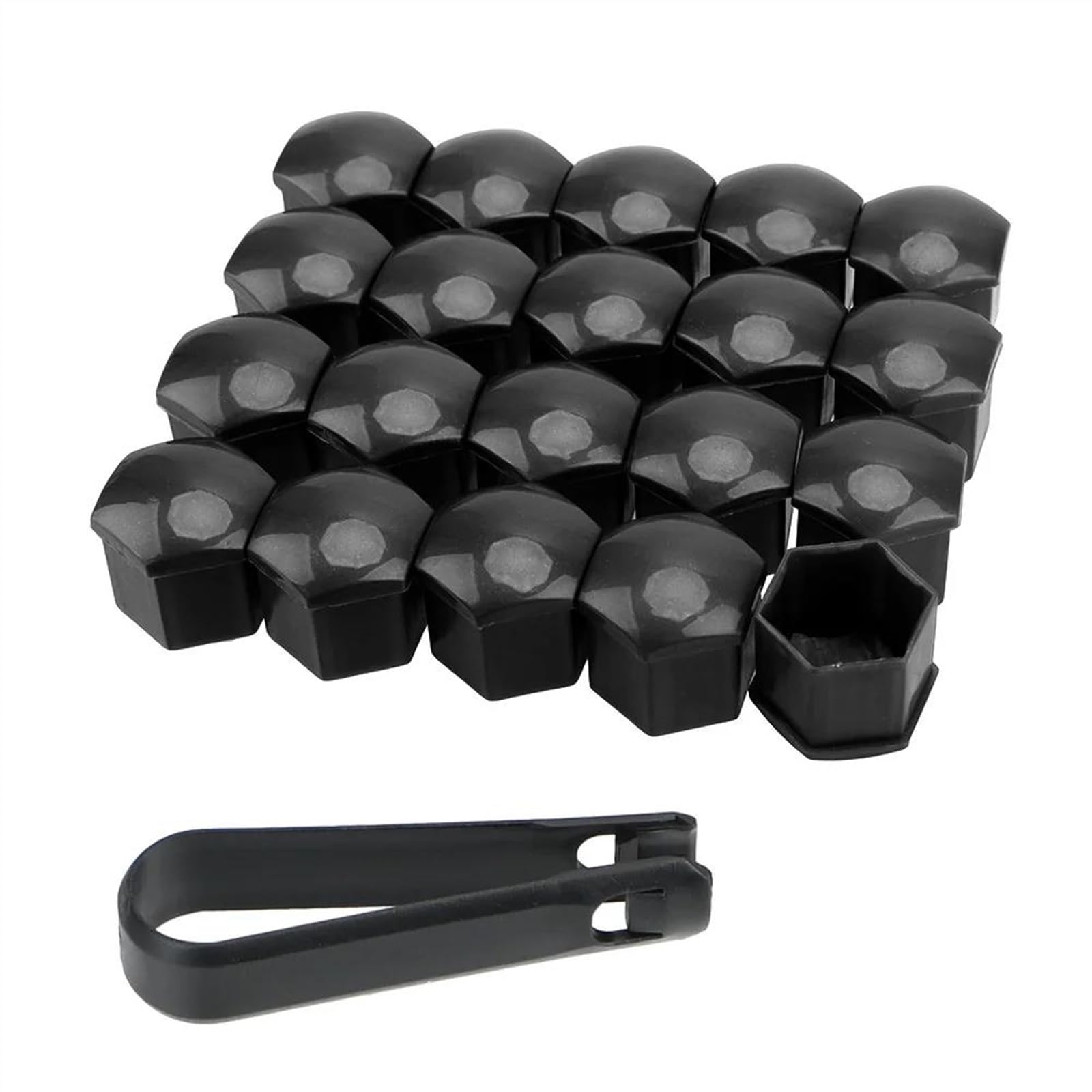 WTIXCRQ Radbolzen Radschraube 20Pcs 17/19/21mm Auto Rad Mutter Bolzen Kopf Abdeckung Kappe Schutz Bolzen Felgen Außen Dekorieren Geändert Teile(2,19mm 20pcs) von WTIXCRQ