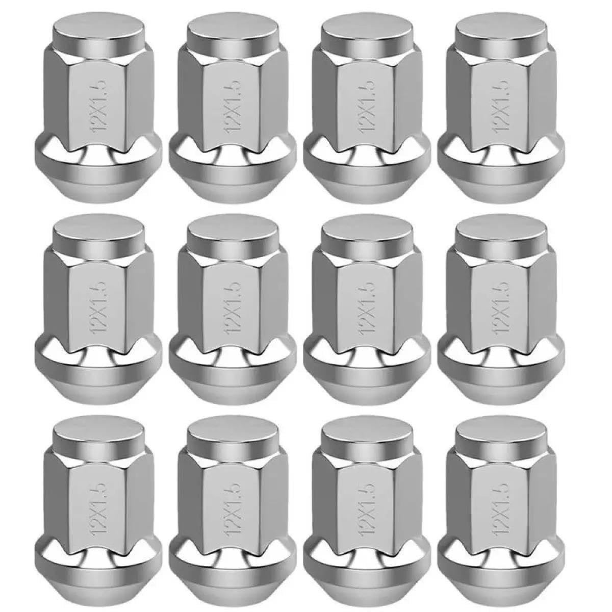 WTIXCRQ Radbolzen Radschraube Kompatibel Mit Universellen Auto-Radsicherungsmuttern. Aluminium-Radmuttern. 35mm. Radschrauben Und Bolzen. M12 X 1,5/M12 X 1,25. Sechskant. 20Stk.(M12x1.5) von WTIXCRQ