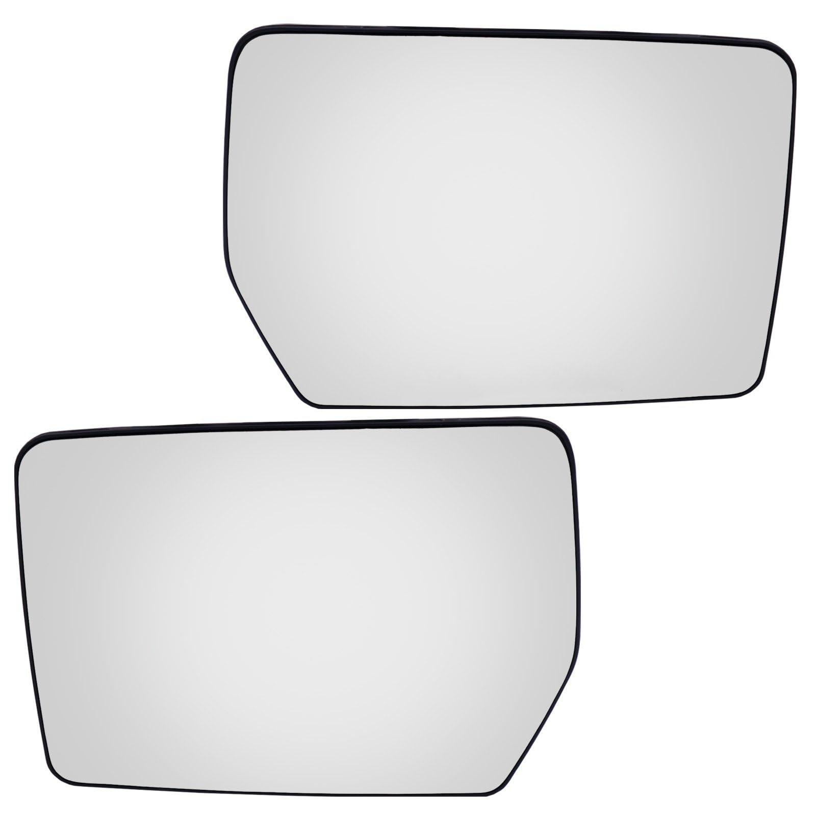 WTIXCRQ Rückspiegel Spiegelglas Kompatibel Mit Ford 2004 2005 2006 2007 2008 2009 2010 Links Rechts Pickup Truck Power Außenspiegelglas Auto Rückspiegelglas Fahrer Beifahrerseite(2) von WTIXCRQ