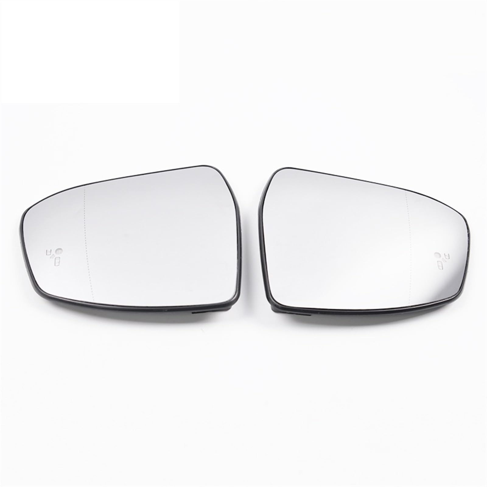 WTIXCRQ Rückspiegel Spiegelglas Kompatibel Mit Ford Für Focus MK3 2008-2016 2017 Für Mondeo MK4 2007-2015 2013 2014 Auto-Toter-Winkel-Warnspiegel Glas Türflügelspiegelglas(2) von WTIXCRQ