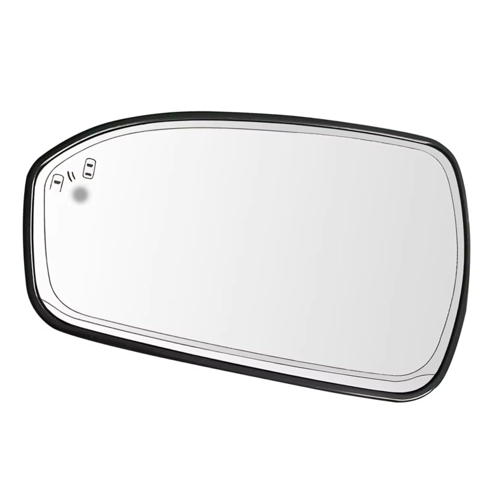 WTIXCRQ Rückspiegel Spiegelglas Kompatibel Mit Ford Für Fusion 2013-2021 DS7Z17K707H DS7Z17K707C Auto Links Rechts Beheizte Rückspiegel-Glaslinse Mit Toter Winkellinse(Left) von WTIXCRQ