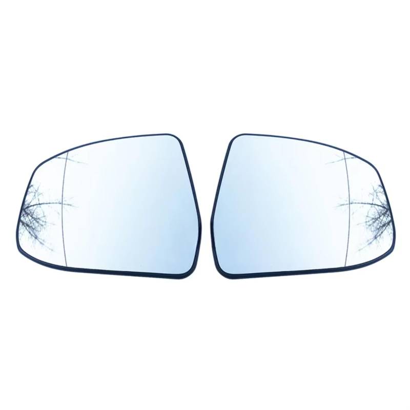 WTIXCRQ Rückspiegel Spiegelglas Kompatibel Mit Ford Für Mondeo MK4 2010 2011 2012 2013 2014 Auto Beheizt Links Rechts Rückspiegelglas Weitwinkel-Rückspiegelglas(1 Pair) von WTIXCRQ