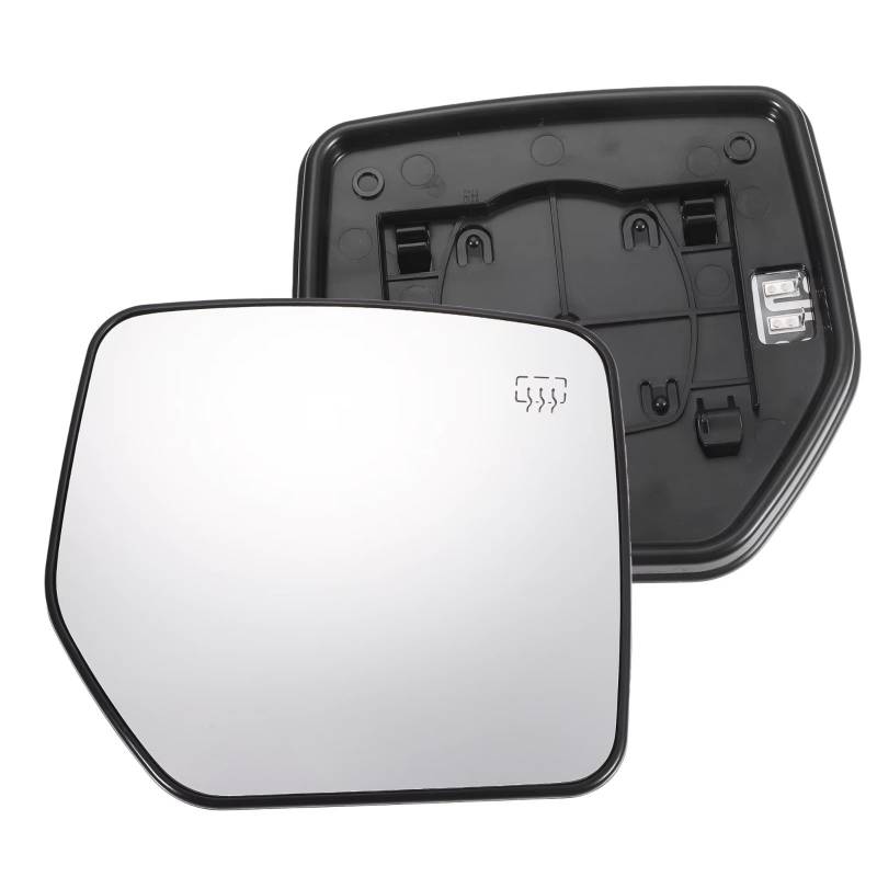 WTIXCRQ Rückspiegel Spiegelglas Kompatibel Mit Jeep Für Compass Für Patriot 2007–2017, Auto-Seitenspiegelglas Mit Trägerplatte, Beheiztes Rückspiegelglas 68003715AA(Right) von WTIXCRQ