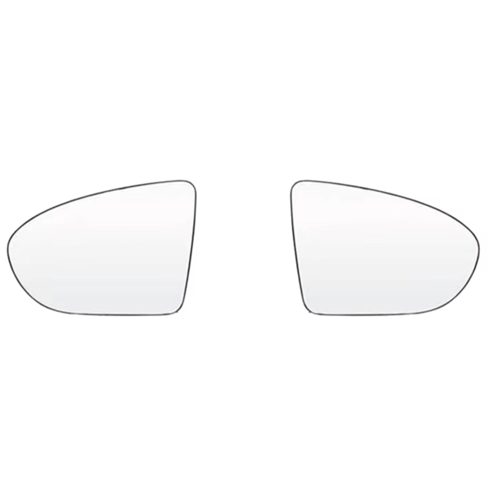 WTIXCRQ Rückspiegel Spiegelglas Kompatibel Mit Nissan Für Qashqai Für Dualis 2007–2014. Auto-Links-Rechts-Seitenspiegelglas, Beheizte Konvexe Rückspiegel-Glas-Rückplatte von WTIXCRQ