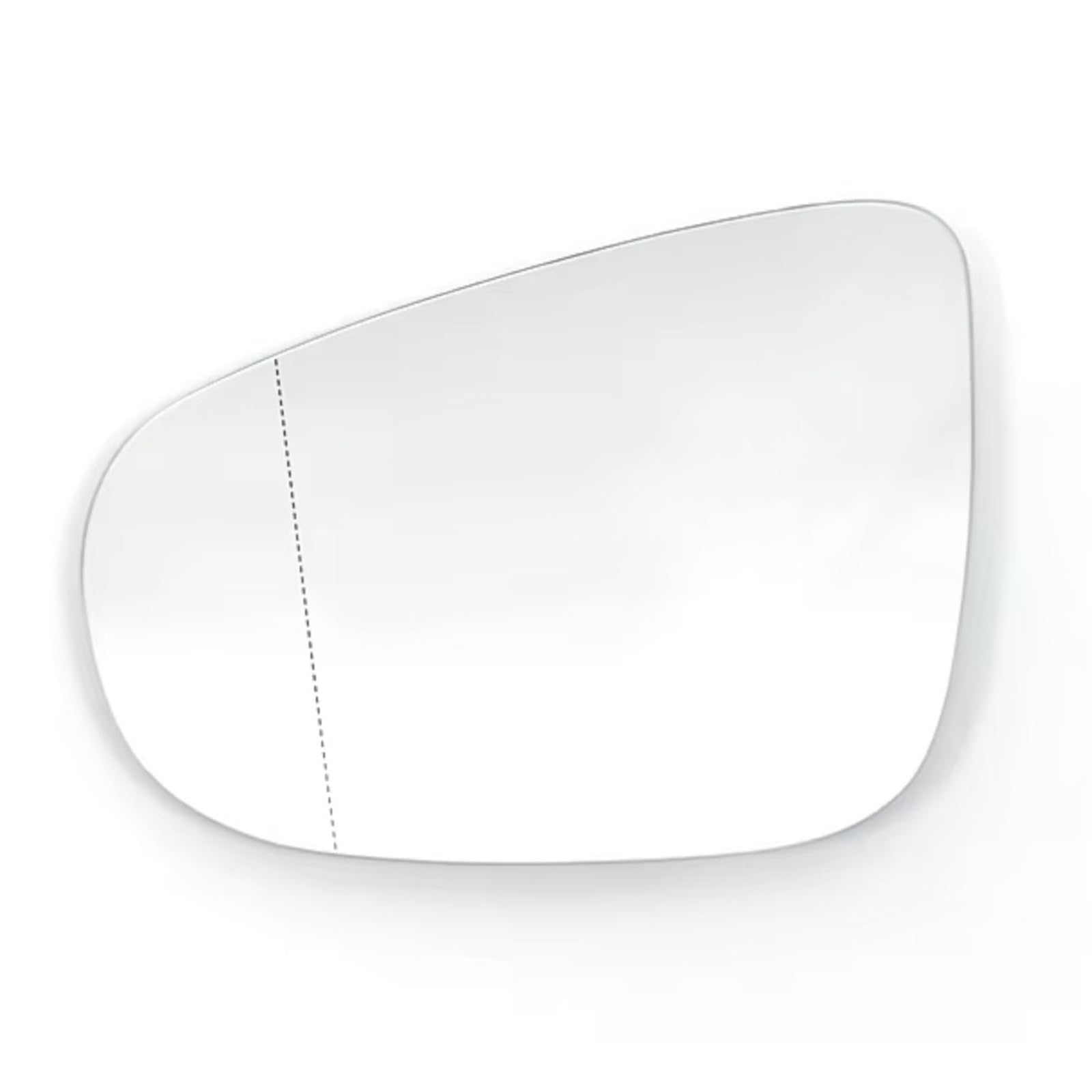 WTIXCRQ Rückspiegel Spiegelglas Kompatibel Mit VW Für Golf Für GTI MK5 Für Rabbit R32 2006–2009, Linke Rechte Türseite, Beheizter Außenspiegel, Klares Glas Mit Platte 3C0857521(Left) von WTIXCRQ