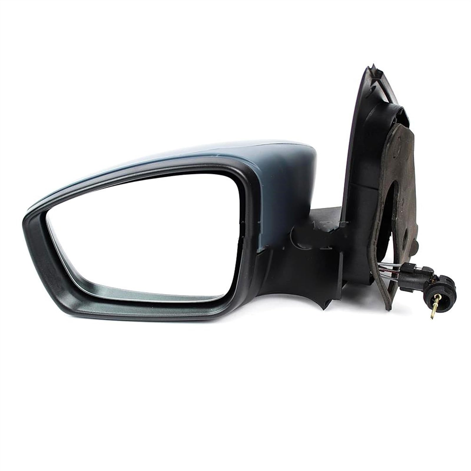 WTIXCRQ Rückspiegel Spiegelglas Kompatibel Mit VW Für Polo Für Vento Limousine 2010 2011 2012 2013 2014 2015 2016 2017 Bewertung Spiegel Auto Styling Auto Hinten Manuell Einstellen Spiegelteile(L) von WTIXCRQ