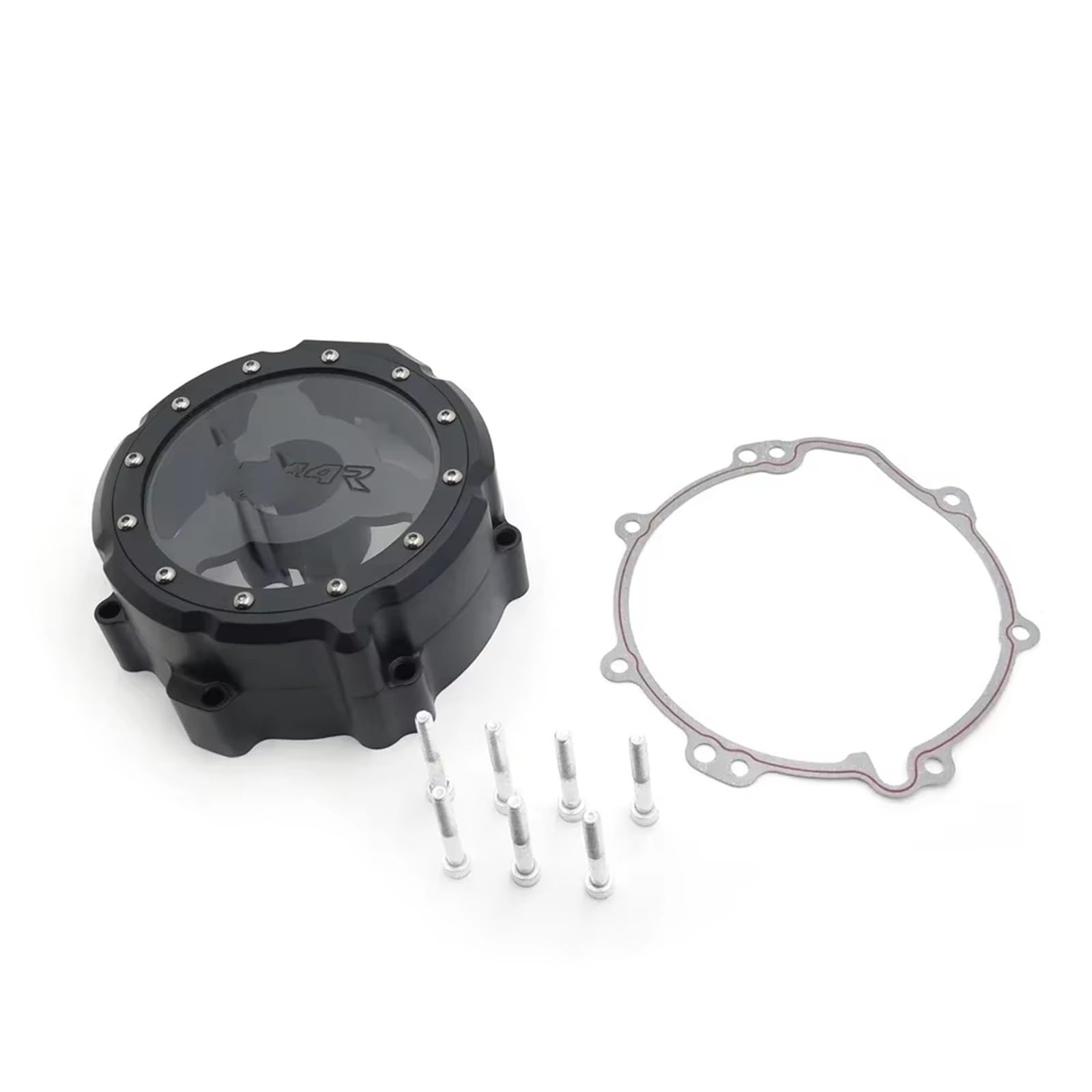 WTIXCRQ Stator Schutzabdeckung Kompatibel Mit Ninja Für ZX-14R Für ABS Für ABS SE 2012 2013 2014 2015 2016-2022 Motorrad Transparente Motorstatorabdeckung Kurbelgehäuse(A) von WTIXCRQ